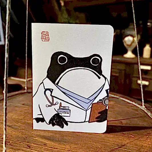 Doctor Frog Greeting Card