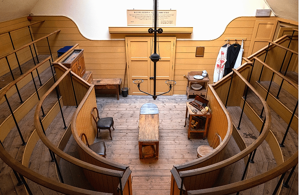 Photograph of the old operating theatre 
