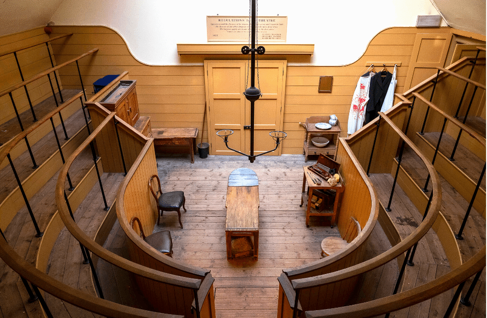 Photograph of the old operating theatre 